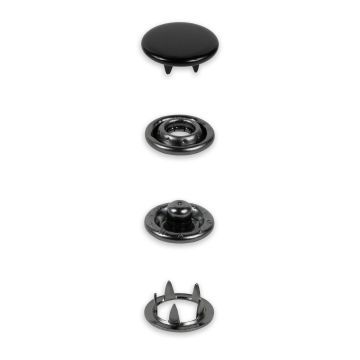 PRYM Drukknopen Jersey 12mm zwart 20 stuks 390771