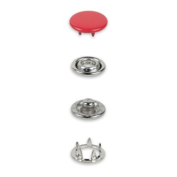 PRYM Drukknopen Jersey 12mm rood 20 stuks 390772