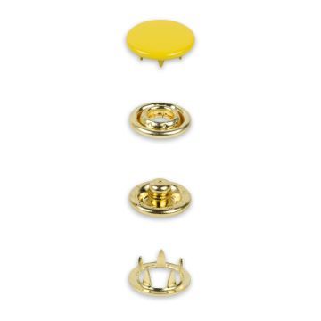 PRYM Drukknopen Jersey 12mm geel 20 stuks 390774