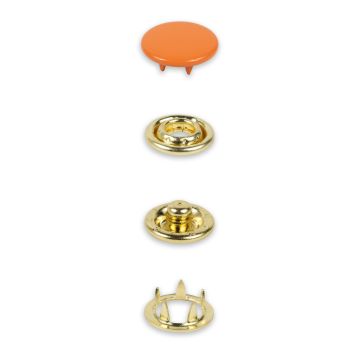PRYM Drukknopen Jersey 12mm oranje 20 stuks 390776
