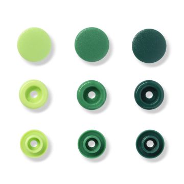 PRYM Love ColorSnaps drukknopen groen 12mm 393001