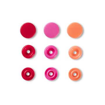 PRYM Love ColorSnaps drukknopen rood 12mm 393002