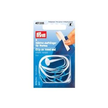 PRYM Handdoekklusjes voor badstof wit 401205