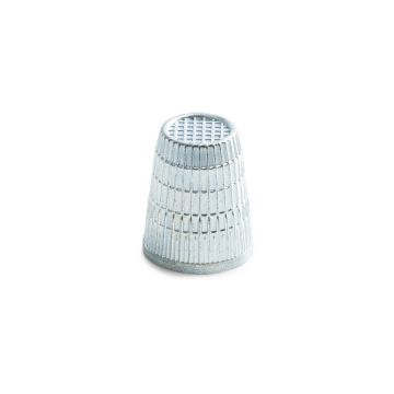 PRYM Vingerhoed zinkdruk verchroomd 15,0mm zilverkleurig 431861
