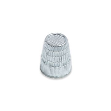 PRYM Vingerhoed zinkdruk verchroomd 16,0mm zilverkleurig 431862
