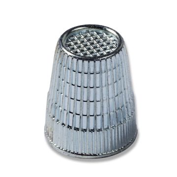 PRYM Vingerhoed zinkdruk verchroomd 17,0mm zilverkleurig 431863