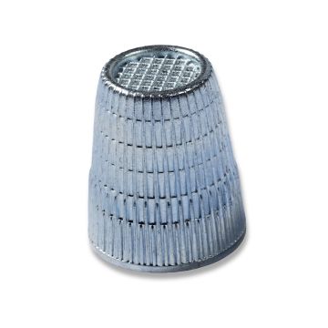 PRYM Vingerhoed zinkdruk verchroomd 18,0mm zilverkleurig 431864
