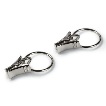 PRYM Klemmetjes met ring 22 mm zilverkleurig 526410