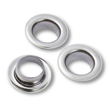 Ringen 6B 13,5 mm zilverkleurig mat 200 st.