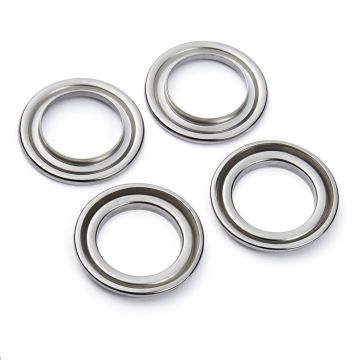 Schijven 6B 13,5 mm zilverkleurig mat 200 st.