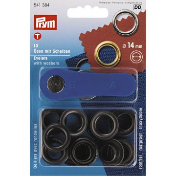 PRYM Ringen met schijven MS 14mm gebronsd 541384