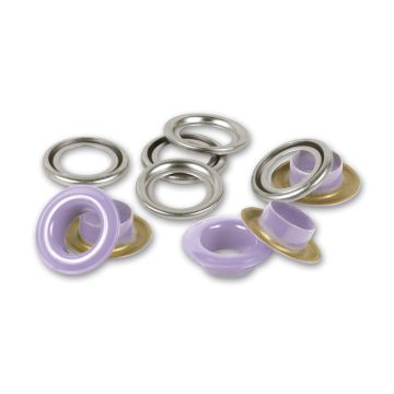 PRYM Ringen met schijven 8mm lila 32st 542528