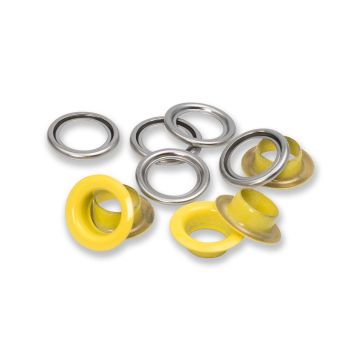 PRYM Ringen met schijven 11mm geel 20 stuks 542544