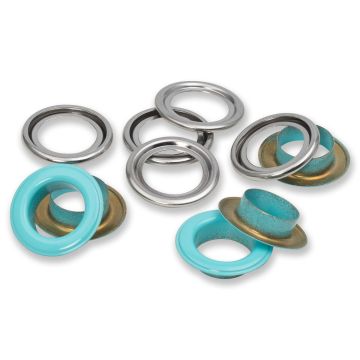 PRYM Ringen met schijven 14mm mint 15 stuks 542567