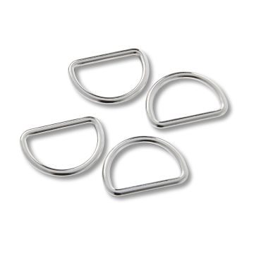 PRYM D-Ringen 25 mm zilverkleurig 555225