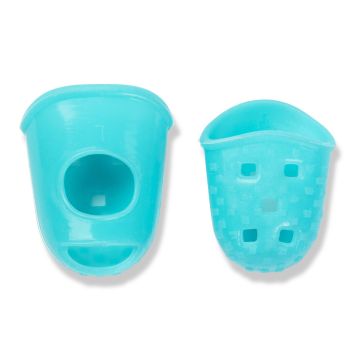 PRYM Naaldgrijpers silicoon turkoois M + L 611102