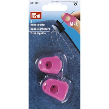 PRYM Naaldgrijpers silicoon fuchsia M + L 611103