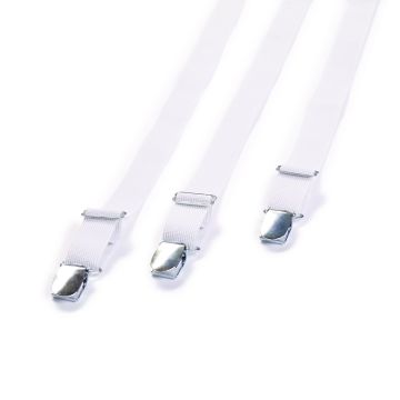 PRYM Lakenspanners elastisch verstelbaar wit 611561