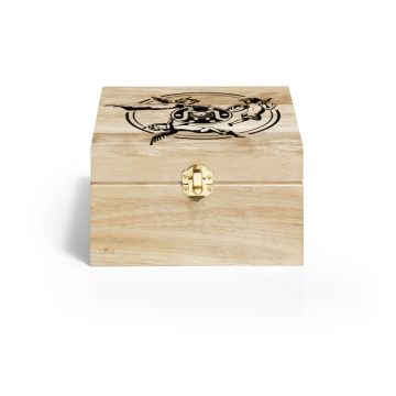 Assortimentsbox hout motief engel