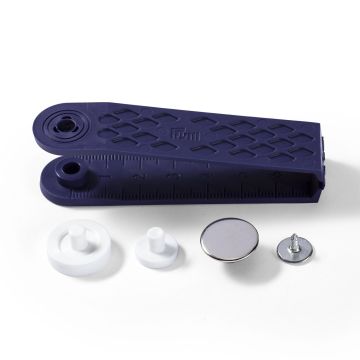 PRYM Jeansknopen MS gladde kap 17mm zilverkleur 622240