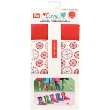 Prym Love Stoffenmix voor boots rood 1 set