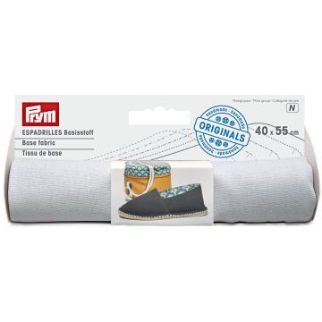 Espadrilles - Basisstof 40 x 55 cm wit