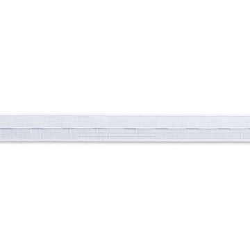 PRYM Knoopsgatenelastiek geweven 18 mm wit 956052