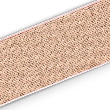 Elastiek Color 50 mm rozegoud p.m.