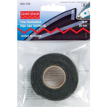 PRYM Vlies-Kantenband 20 mm grafiet 968246