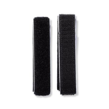 PRYM Klittenbandsluiting zelfklev. 20mm zwart 968656