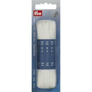 PRYM Platte veters 8mm 150cm CO wit 974743