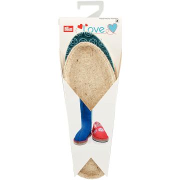 Prym Love Espadrilles - Zolen maat 34/35 blauw 1 paar