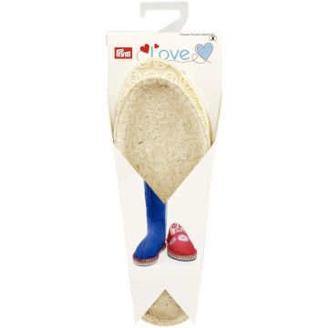 Prym Love Espadrilles - Zolen maat 32/33 wit 1 paar