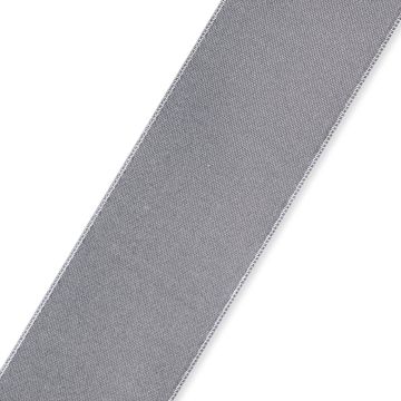 Satijnlint 38 mm grijs 3 m