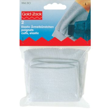 PRYM Elastische boordjes voor mouwen wit 994310