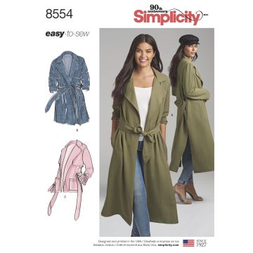 Simplicity patroon 8554 maat 40 t/m 48
