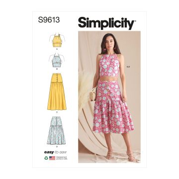 Simplicity patroon 9613 maat 40 t/m 48