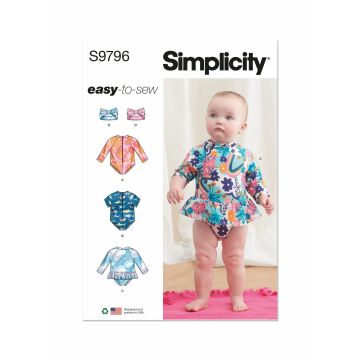 Simplicity patroon 9796 maat 56 t/m 86