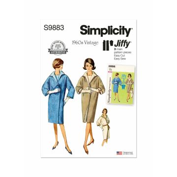 Simplicity patroon 9883 maat 48 t/m 56
