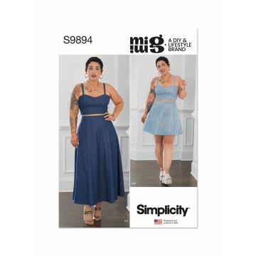 Simplicity patroon 9894 maat 36 t/m 44