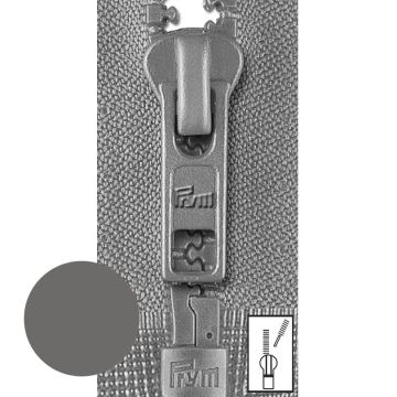 Prym Ritssluiting Kunststof 6mm grof Deelbaar Donker Grijs #002 30 cm