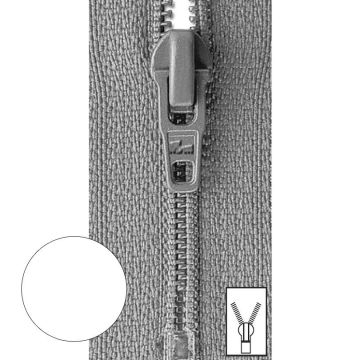 Prym Ritssluiting Kunststof 4mm (niet deelbaar) Wit #009 20 cm