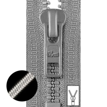 Prym Ritssluiting Kunststof 6mm fijn Deelbaar Metall-Look #011 30 cm