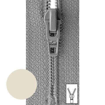 Prym Ritssluiting Kunststof 4mm (niet deelbaar) Ecru #089 22 cm