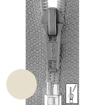 Prym Ritssluiting Kunststof 6mm fijn Deelbaar Ecru #089 30 cm