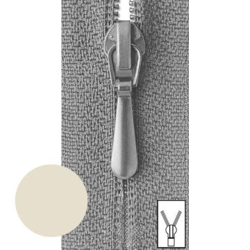 Prym Ritssluiting Kunststof 4mm (niet deelbaar) Ecru #089 50 cm