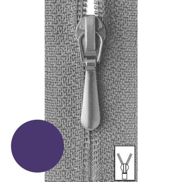 Prym Ritssluiting Kunststof 4mm (niet deelbaar) Donker Paars #183 60 cm