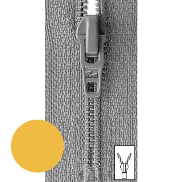 Prym Ritssluiting Kunststof 4mm (niet deelbaar) Geel #645 22 cm