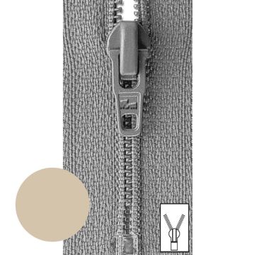 Prym Ritssluiting Kunststof 4mm (niet deelbaar) Zand #849 22 cm