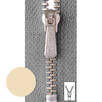 Prym Ritssluiting Metaal 4mm Zilver (niet deelbaar) Ivoor #869 22 cm